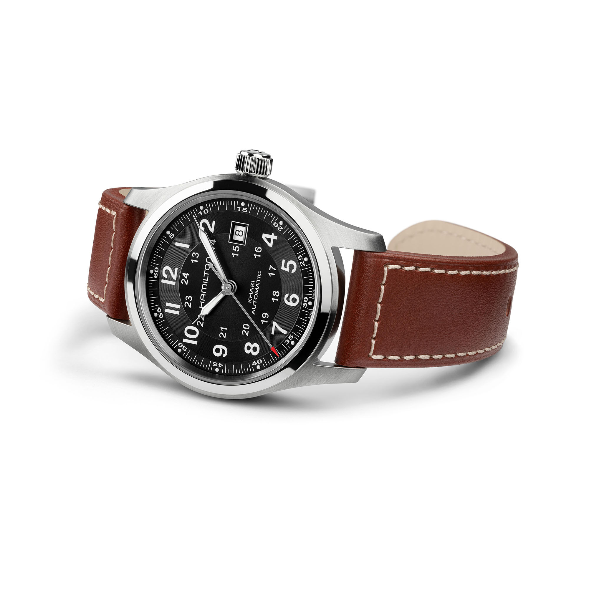 Hamilton Khaki Field Automatic 42 mm Stainless Steel | Maison Birks